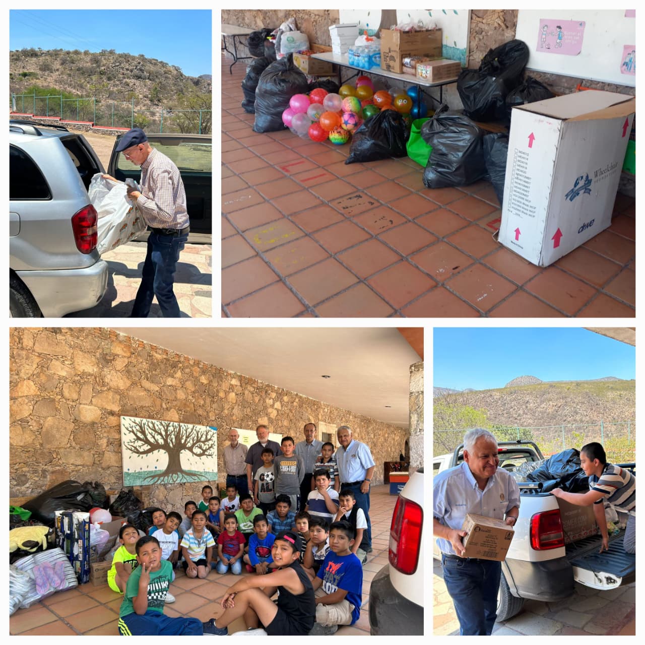 Entrega y preparación de apoyos